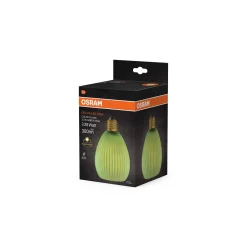 Osram Decor LED Lamp Grön Glas E27 3.5W 300lm - 827 Extra Varm Vit | Ersättare 25W