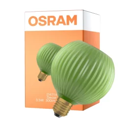 Osram Decor LED Lamp Grön Glas 3.5W 300lm - 827 Extra Varm Vit | Ersättare 25W