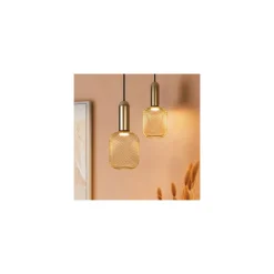 Osram Decor Platt Lamp In Metall Armatur LED E27 Special Matt Guld 3.5W 300lm - 827 Extra Varm Vit | Ersättare 25W