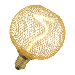 Osram Decor Spiral E27 Globe Filament Guld 3.5W 170lm - 818 Extra Varm Vit | Dimbar - Ersättare 15W