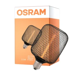 Osram Decor Straw E27 Special Filament Klar 3.5W 110lm - 818 Extra Varm Vit | Dimbar - Ersättare 15W