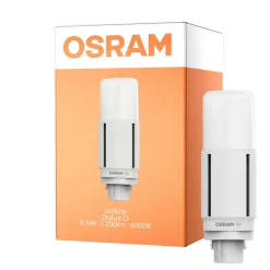 Osram Dulux-D LED 9.5W 1200lm - 840 Kallvit | 2-Stift - Ersättare 26W