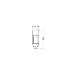 Osram Dulux-D LED 5.5W 640lm - 830 Varm Vit | 2-Stift - Ersättare 13W