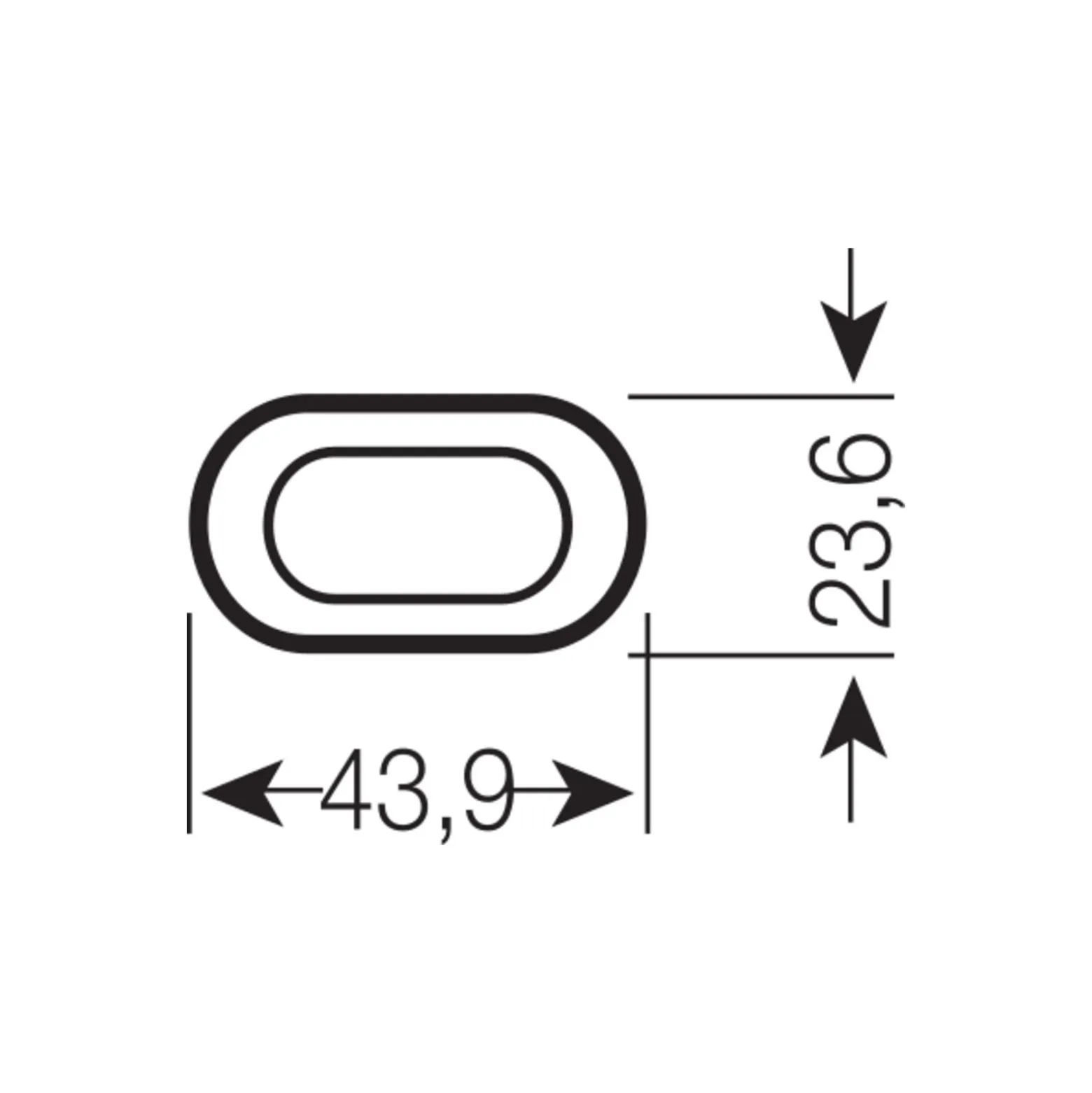 Osram Dulux L 55W 840 | Kallvit - 4-Stift