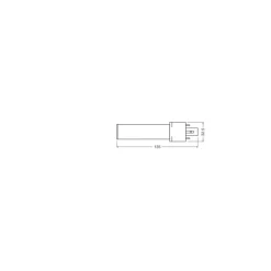 Osram Dulux-S LED 3.5W 400lm - 840 Kallvit | 2-Stift - Ersättare 7W