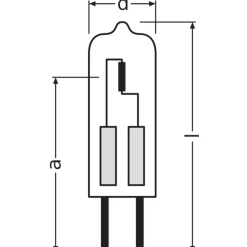 Osram Halogen G4 Capsule Halostar 20 W