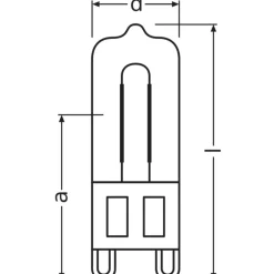 Osram Halogen G9 HaloPin Eco 48W