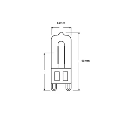 Osram Halogen G9 HaloPin Ugn 40W