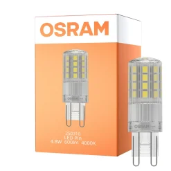 Osram LED Capsule G9 Klar 4.8W 600lm - 840 Kallvit | Ersättare 48W