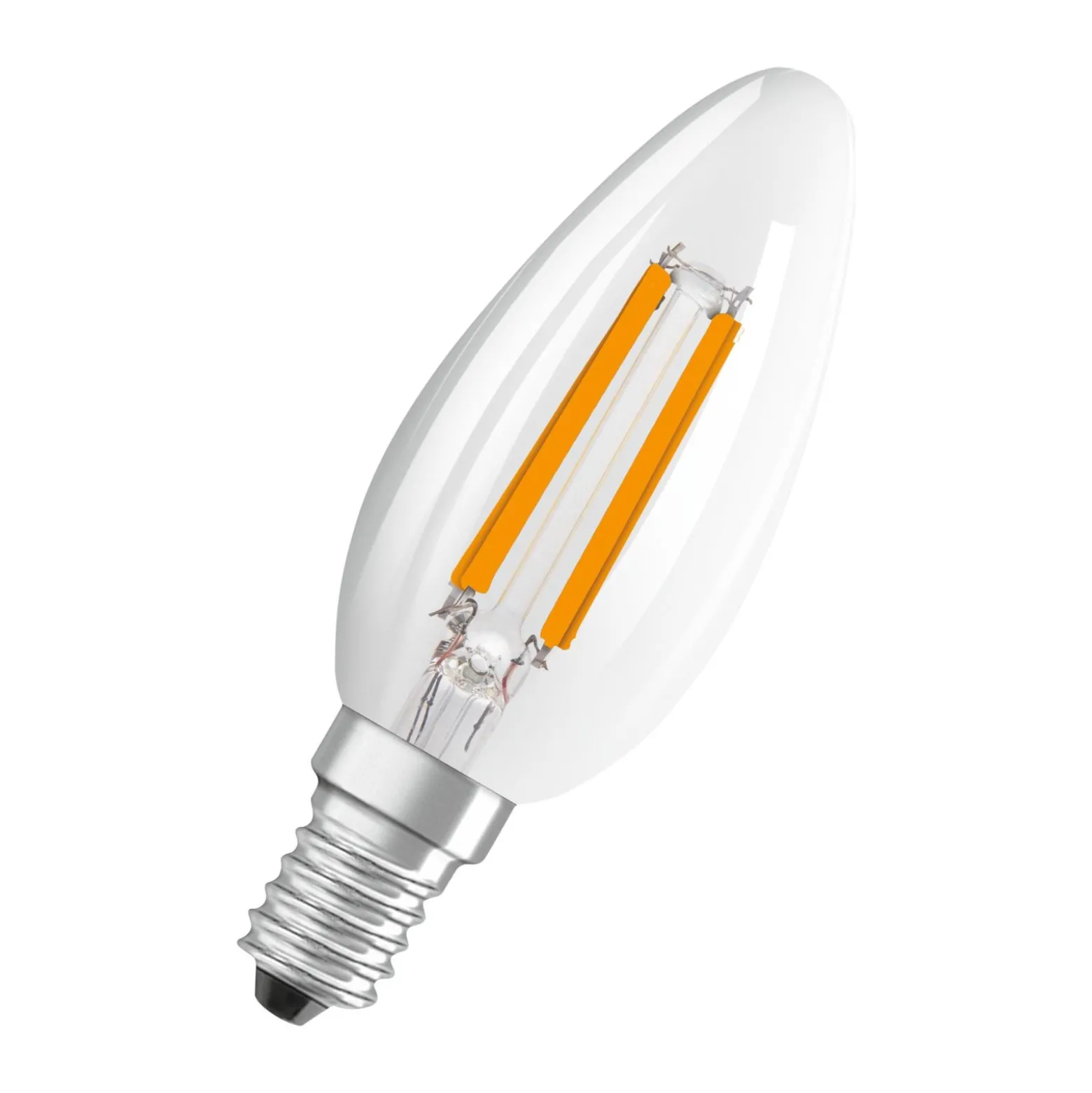 Osram LED Classic E14 Kronljus Filament Klar 1.2W 255lm - 827 Extra Varm Vit | Ersättare 25W