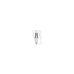 Osram LED Classic LED E14 Päron Filament Klar 1.2W 255lm - 840 Kallvit | Ersättare 25W