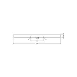 Osram LEDinestra HD Lighting S14d 3W 275lm - 927 Extra Varm Vit | Bästa Färgåtergivning - Dimbar - Ersättare 27W