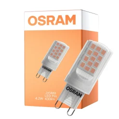 Osram LED Pin G9 Klar 4.2W 430lm - 827 Extra Varm Vit