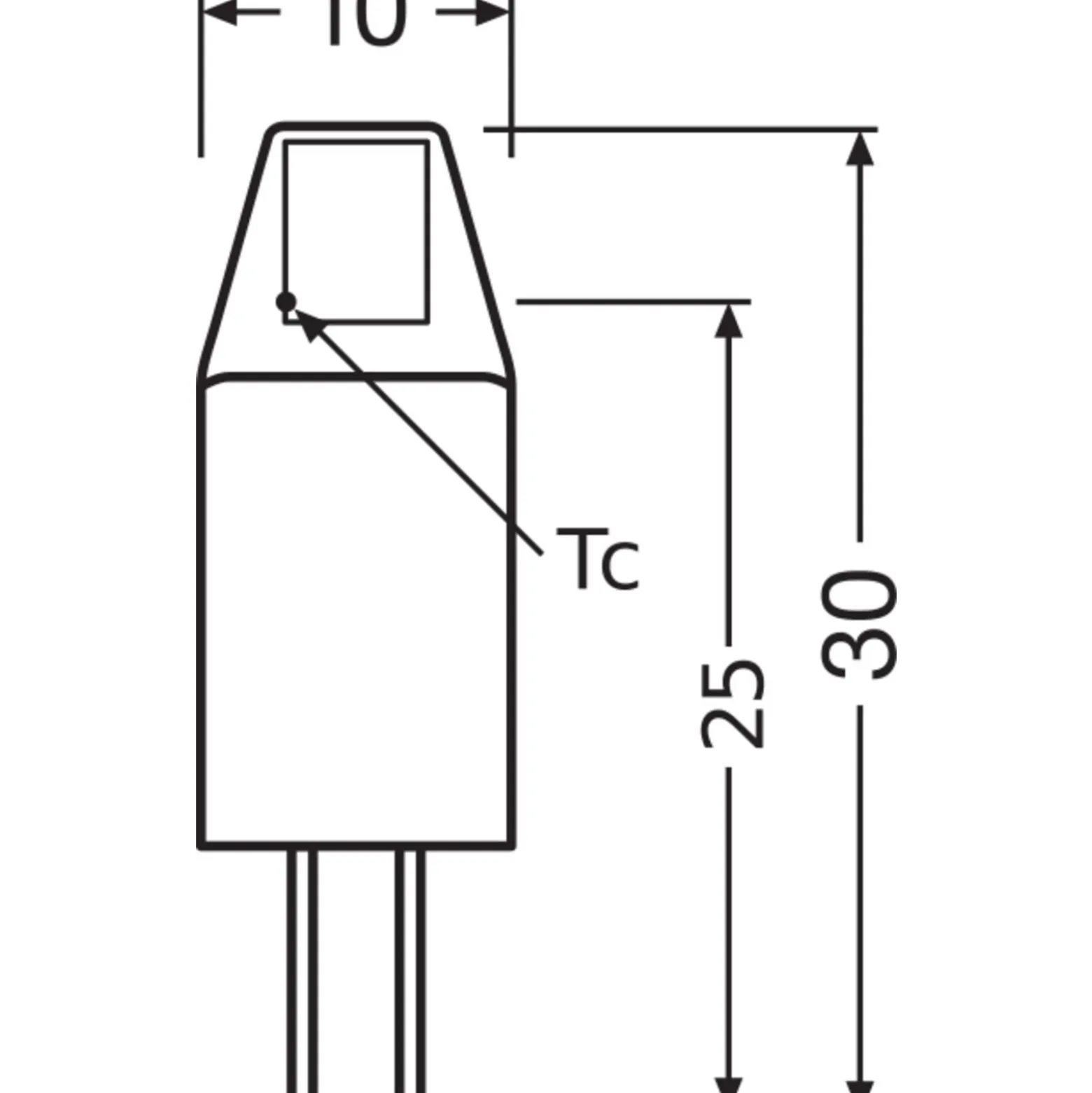 Osram LED Pin Micro Capsule G4 1W 100lm - 827 Extra Varm Vit | Ersättare 10W