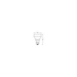 Osram LED Platt Lamp E14 Special Matt 3.5W 270lm - 840 Kallvit | 3-Stegs Dimbar - Ersättare 25W