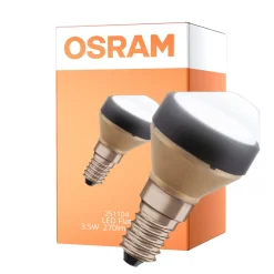 Osram LED Platt Lamp E14 Special Matt 3.5W 270lm - 840 Kallvit | 3-Stegs Dimbar - Ersättare 25W