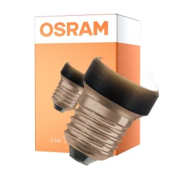 Osram LED Platt Lamp LED E27 Special Matt 3.5W 270lm - 827 Extra Varm Vit | 3-Stegs Dimbar - Ersättare 25W