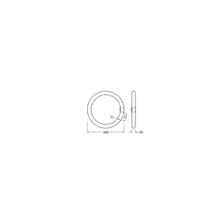 Osram LED Rör T9 Cirkulär (EM/Mains) 18.3W 2000lm - 830 Varm Vit | Ersättare 32W