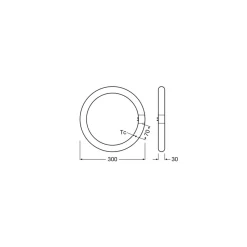 Osram LED Rör T9 Cirkulär (EM/Mains) 18.3W 2200lm - 865 Dagsljus | Ersättare 32W