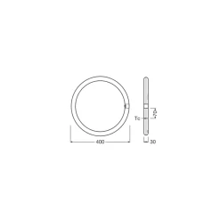 Osram LED Rör T9 Cirkulär (EM/Mains) 24W 2900lm - 840 Kallvit | Ersättare 40W