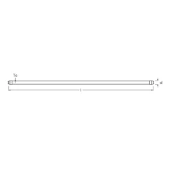 Osram LED Rör T8 (EM/Mains) Standard Output 10W 1080lm - 830 Varm Vit | 90cm - Ersättare 30W