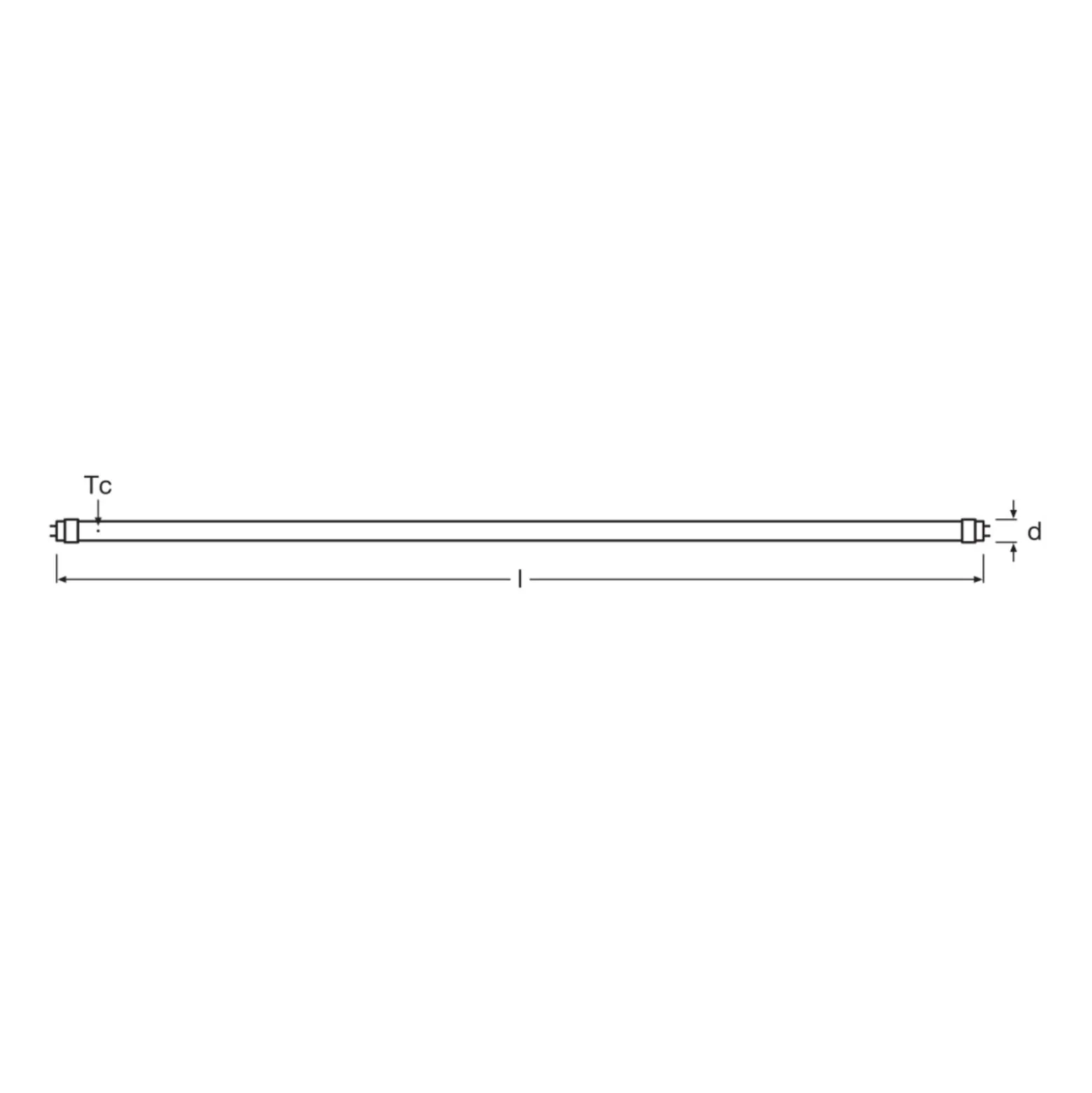 Osram LED Rör T8 (EM/Mains) Standard Output 10W 1080lm - 830 Varm Vit | 90cm - Ersättare 30W