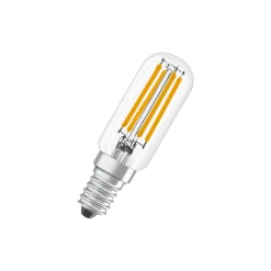 Osram LED Special E14 Tubular Lampa T26 Filament Klar 4.8W 470lm - 827 Extra Varm Vit | Dimbar - Ersättare 40W