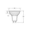 Osram LED Spot GU10 PAR16 2W 360lm 36D - 827 Extra Varm Vit | Ersättare 50W - Ultra Efficiency