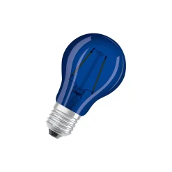 Osram LED Star Classic Decor E27 Päron Filament Matt 2.5W 10lm - Blue | Ersättare 4W