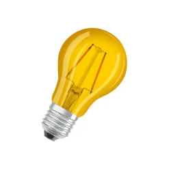 Osram LED Star Classic Decor E27 Päron Filament Matt 2.5W 235lm - Gul | Ersättare 23W