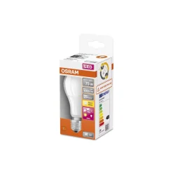 Osram LED Star Classic E27 Päron Matt 10W 1055lm - 827 Extra Varm Vit | Ljussensor - Ersättare 75W