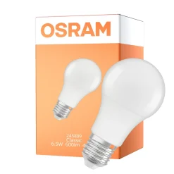 Osram Led Star Classic LED E27 Päron Matt 6.5W 600lm - 840 Cool white | Ersättare 45W