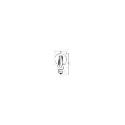 Osram Led Star Classic LED E27 Päron Filament Klar 7.3W 806lm - 827 Extra Varm Vit | Rörelsesensor