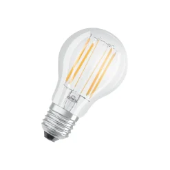 Osram LED Superstar E27 Päron Filament Klar 7.5W 1055lm - 940 Kallvit | Bästa Färgåtergivning - Dimbar - Ersättare 75W