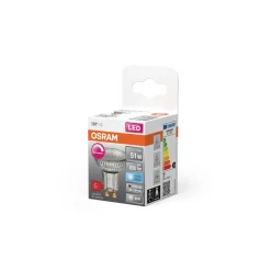 Osram LED Superstar Reflektor Spot GU10 PAR16 7.9W 650lm 120D - 940 Kallvit | Bästa Färgåtergivning - Dimbar - Ersättare 50W