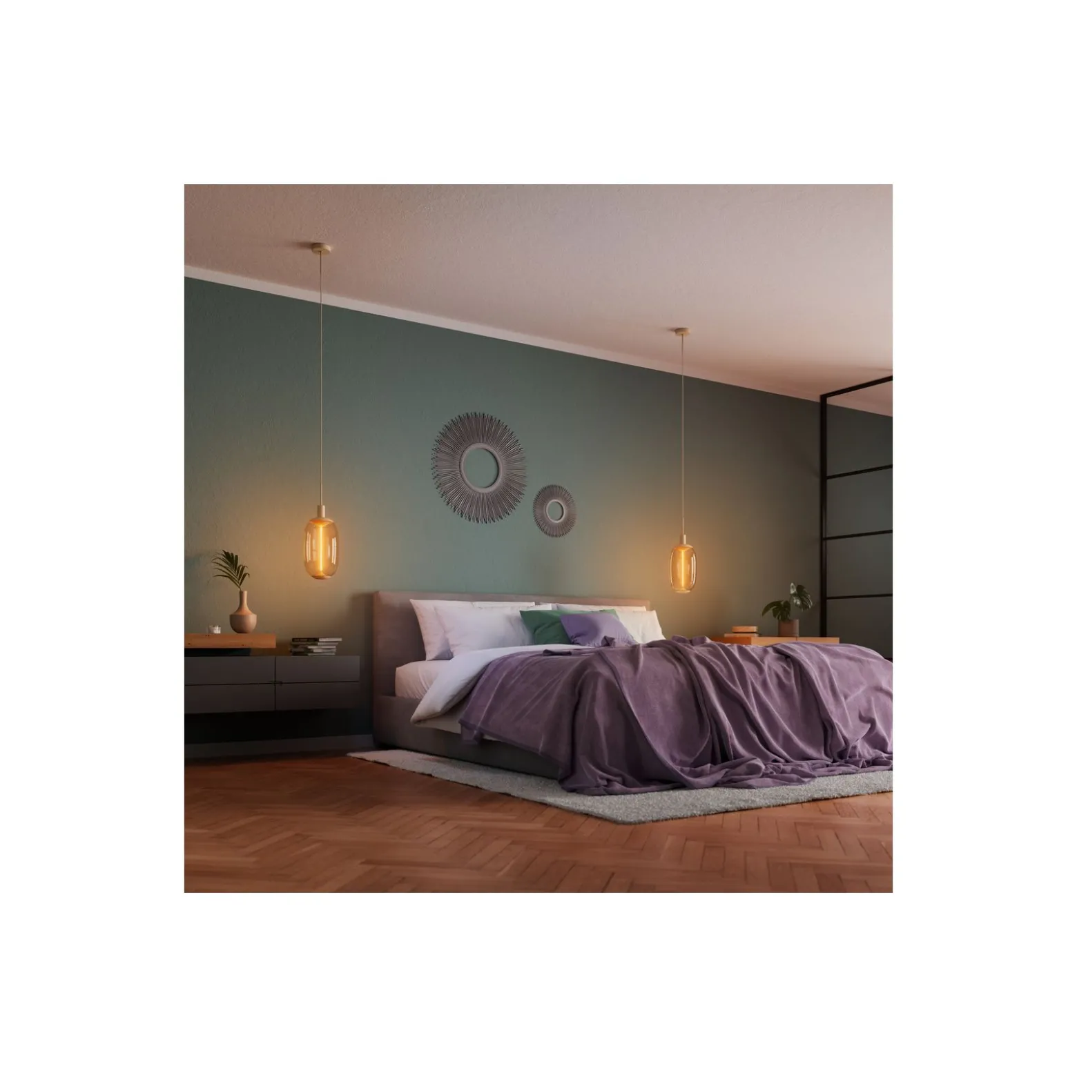 Osram LED Vintage 1906 Pendellampa Needle Beige | Passande för E27
