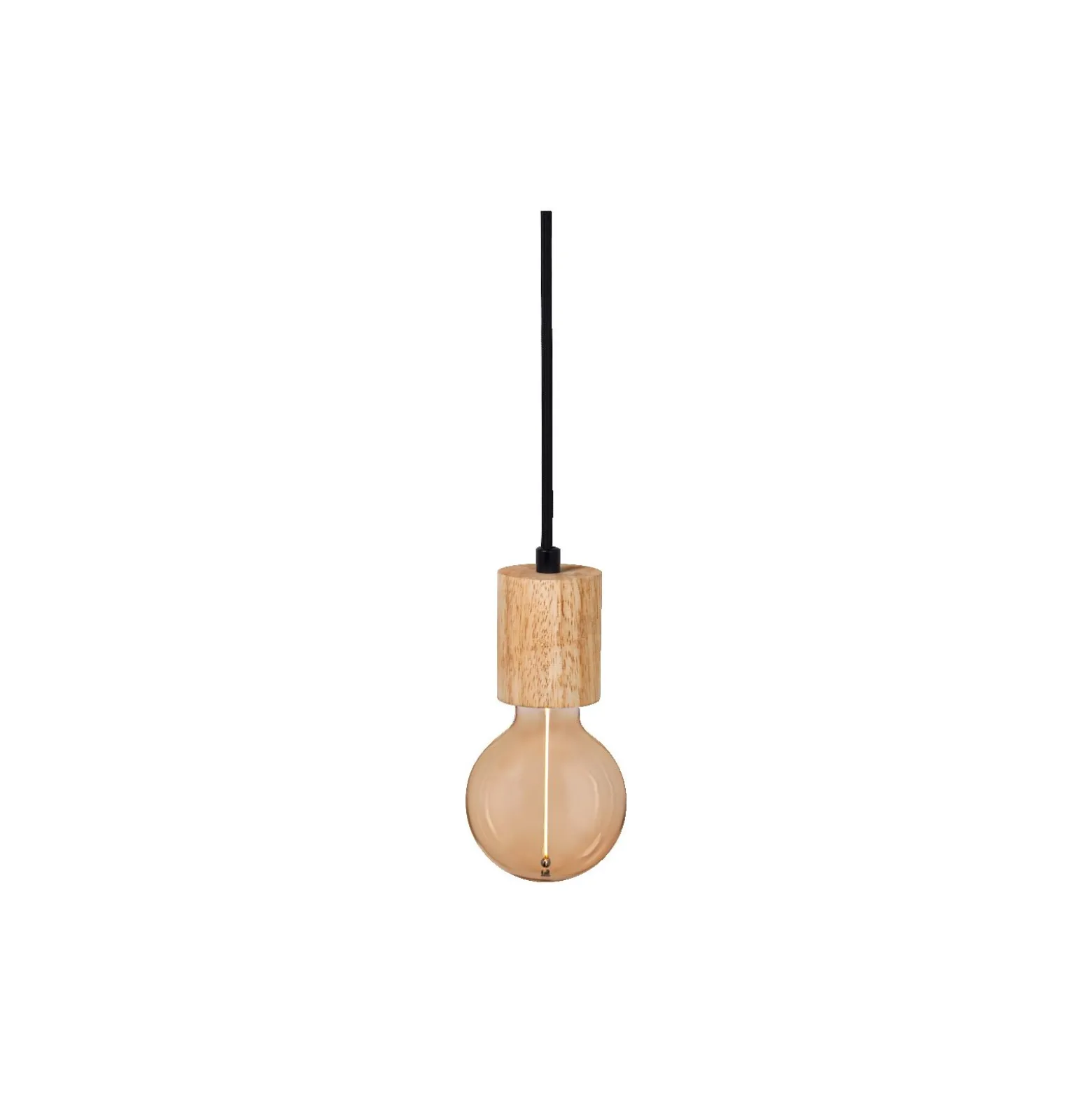 Osram LED Vintage 1906 Pendellampa Cylinder Trä | Passande för E27