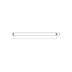 Osram Lumilux Interna T8 18W - 827 Extra Varm Vit | 60cm