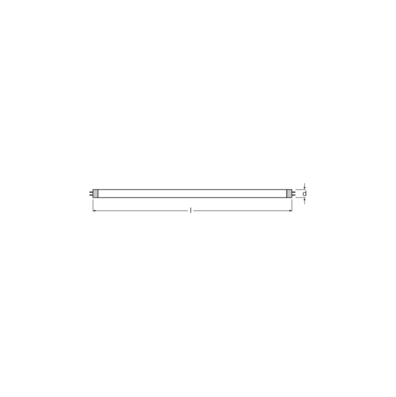 Osram Lumilux T5 6W - 840 Kallvit| 21cm
