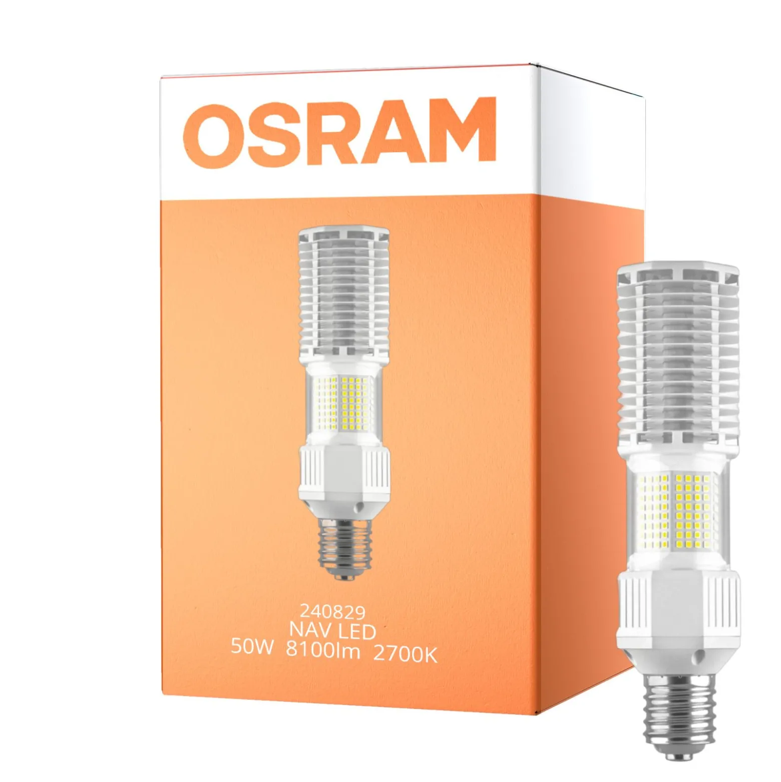 Osram NAV LED E40 50W 8100lm - 727 Extra Varm Vit