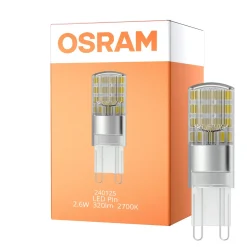 Osram Parathom LED Pin G9 2.6W 320lm - 827 Extra Varm Vit | Ersättare 30W