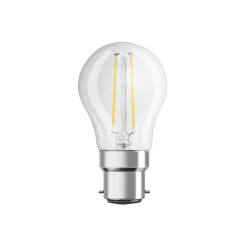 Osram Retrofit Classic LED B22d P45 boll Filament Klar 4W 470lm - 827 Extra Varm Vit | Ersättare 40W