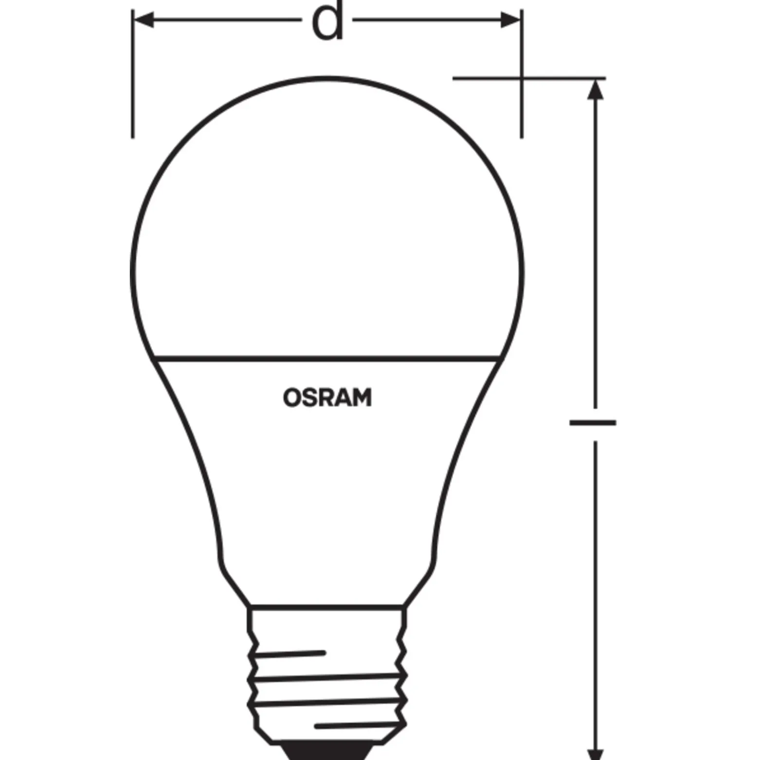 Osram Retrofit Classic LED E27 Päron Matt 9W 806lm - 827 Extra Varm Vit | RGBW - Dimbar - Fjärrkontroll - Ersättare 60W