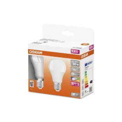 Osram Retrofit LED E27 Päron Filament Matt 9W 806lm - RGBW 827 Extra Varm Vit | Dimbar - Ersättare 60W