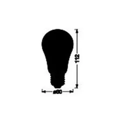 Osram Smart+ Classic LED E27 Päron Matt 9W 806lm - 827-865 Justerbar Vit | Zigbee Dimbar - Ersättare 60W