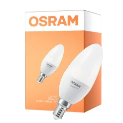 Osram Smart+ Kronljus E14 Matt 4.9W 470lm - 827-865 Justerbar Vit | Zigbee Dimbar - Ersättare 40W