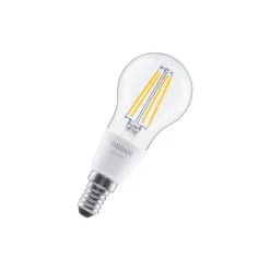 Osram Smart+ Matter Classic LED E14 Päron Filament Klar 4W 470lm - 827 Extra Varm Vit | Dimbar - Via Smart Device Only - Ersättare 40W