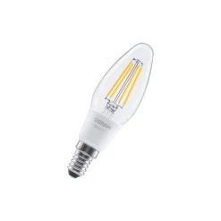 Osram Smart+ Matter Classic LED E14 Kronljus Filament Klar 4W 470lm - 827 Extra Varm Vit | Dimbar - Via Smart Device Only - Ersättare 40W