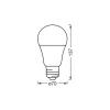Osram Smart+ Matter ClassicLED E27 Päron Matt 14W 1521lm - 827-865 Justerbar Vit | Dimbar - Ersättare 100W