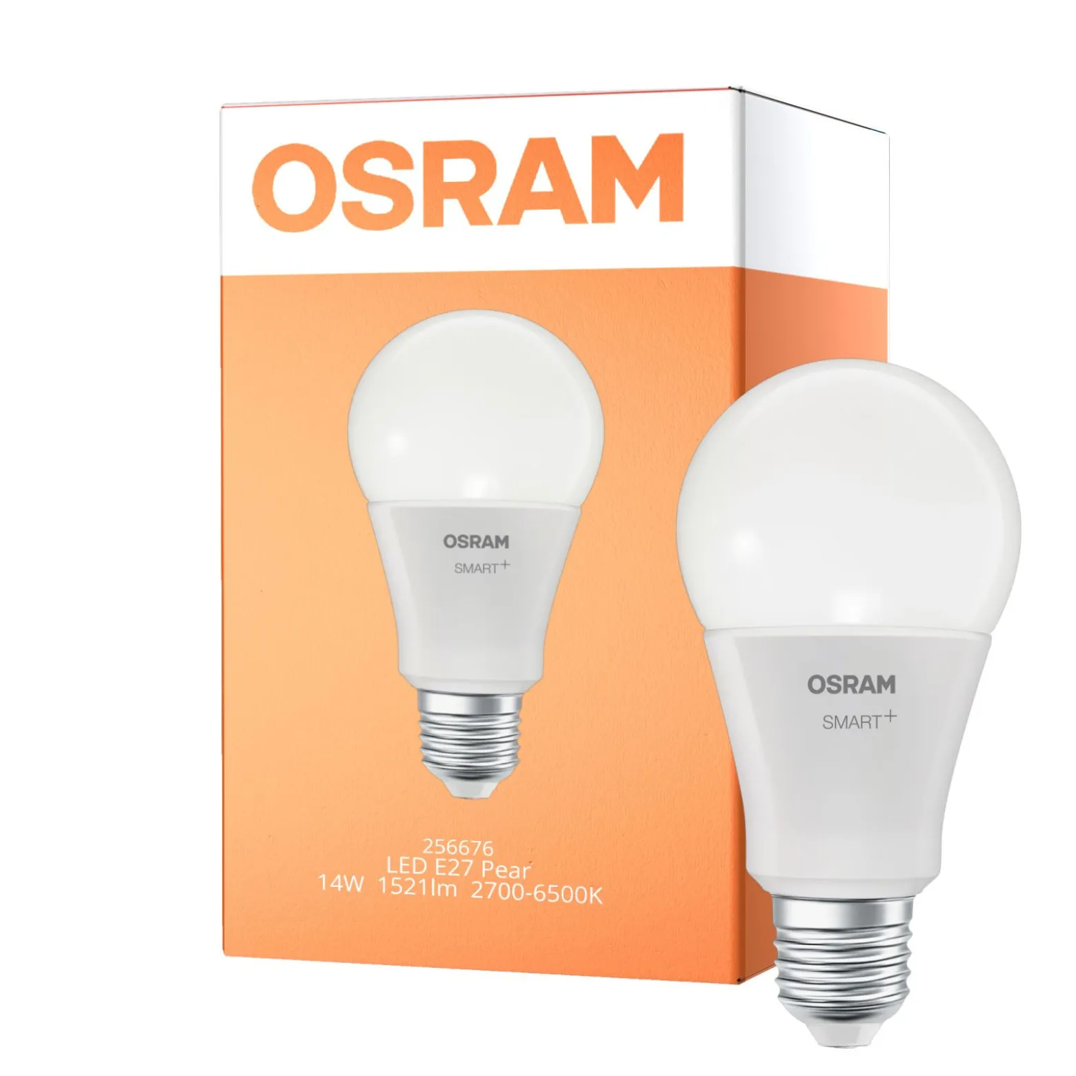 Osram Smart+ Matter ClassicLED E27 Päron Matt 14W 1521lm - 827-865 Justerbar Vit | Dimbar - Ersättare 100W